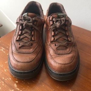Mephisto brown leather shoes
